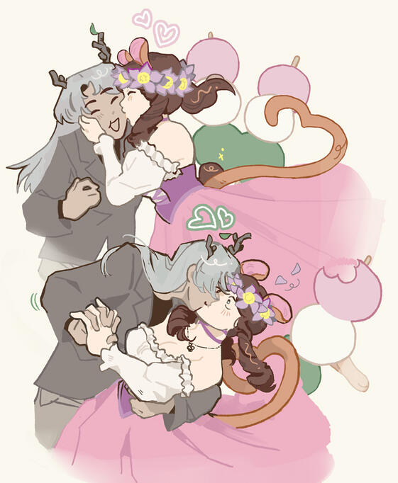 dango kiss (commission)